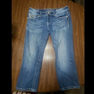 Miss Me Capri Bling Jeans